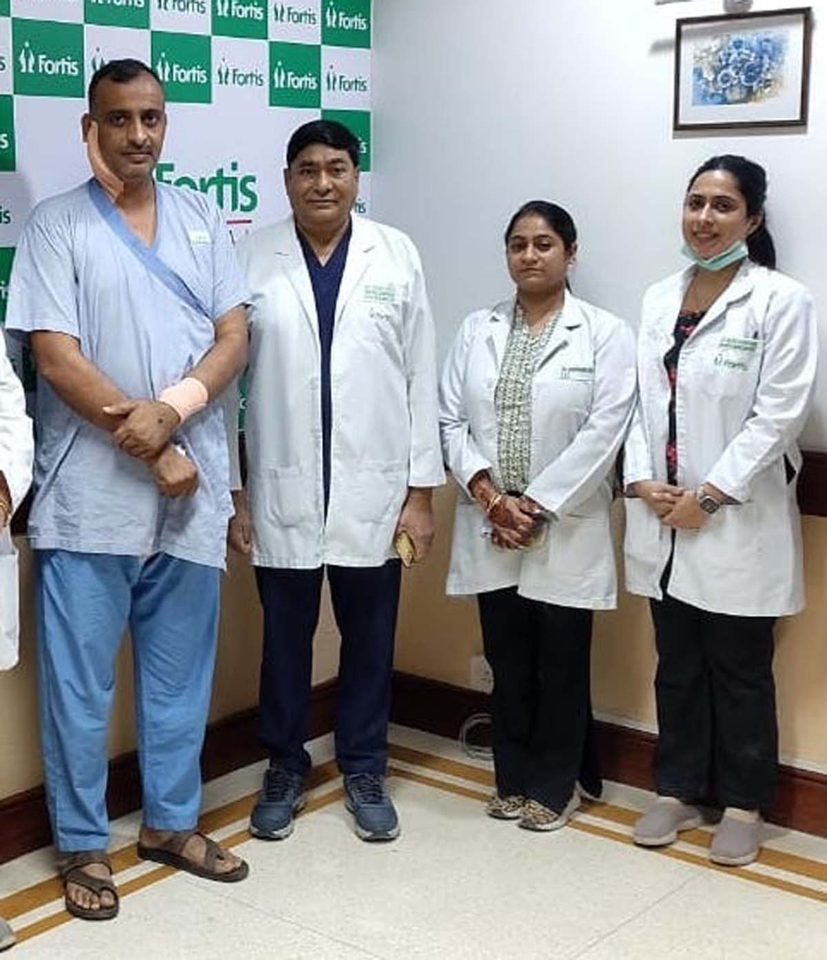 Doctors at Fortis Mohali saved the police constable's life by removing the bullet lodged in the lower part of the skull.
